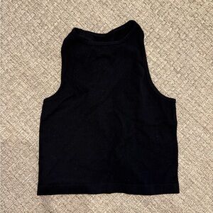 Free People Black Crop Top